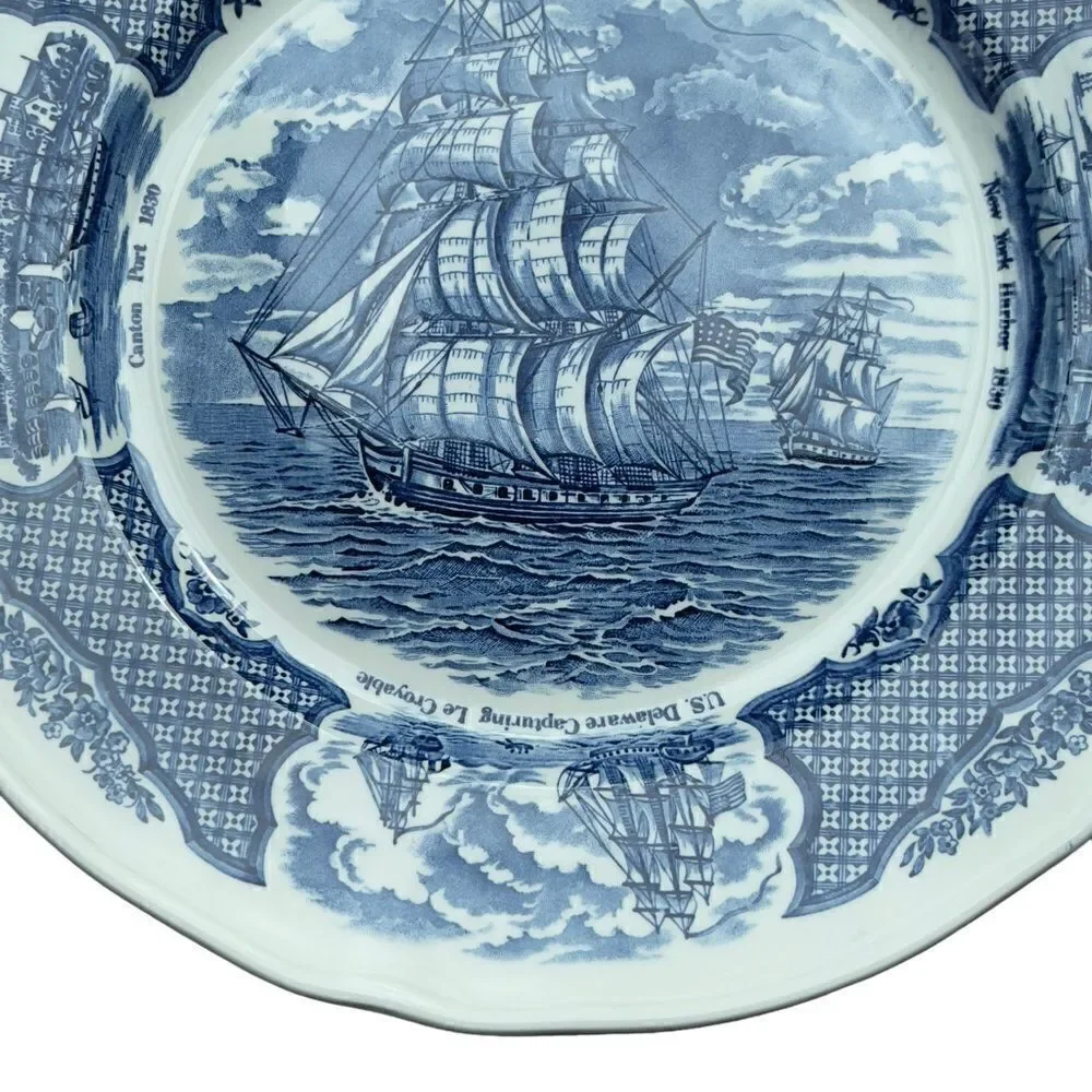 Alfred Meakin 1970’s Friendship of Salem Fair Winds Collectible Plate 10.5” #6